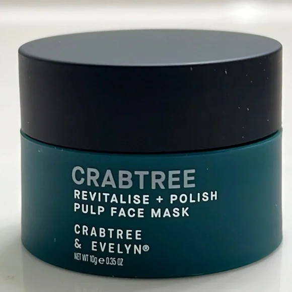 Crabtree and Evelyn revitalize plus polish pulp facemask. Size- .35 Oz. - Picture 1 of 4
